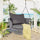 VIRASAT FURNITURE LEDGER SINGLE SEATER HANGING SWING WITHOUT STAND FOR BALCONY & GARDEN SWING (GREY)