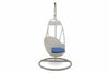 Virasat Single Seater Hanging Swing With Stand For Balcony, Garden Swing (Dark Brown)-VIRASAT FURNITURE & FURNISHING
