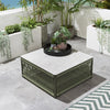 VIRASAT FURNITURE OUTDOOR ROPE SOFA SET 6-SEATER WITH CENTER TABLE (GREEN) - BRAIDED GARDEN & PATIO SET