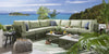 Virasat Outdoor Sofa Set 7 Seater and 2 Center Table Set (Green) Braided & Rope-VIRASAT FURNITURE & FURNISHING