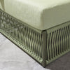 VIRASAT FURNITURE DIETER OUTDOOR ROPE SOFA SET 9-SEATER WITH 2 CENTER TABLES (GREEN)