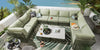 Virasat Outdoor Sofa Set 9 Seater and 2 Center Table Set (Green) Braided & Rope-VIRASAT FURNITURE & FURNISHING