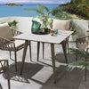 Virasat Outdoor Garden Patio Dining Set 4 Chairs and 1 Table Set Braided & Rope-VIRASAT FURNITURE & FURNISHING