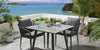 Virasat Outdoor Patio Seating Set 2 Chairs and 1 Table Set Braided & Rope-VIRASAT FURNITURE & FURNISHING
