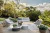 Virasat Outdoor Sofa Set 2 Seater, 2 Single Seater, 1 Ottoman, 1 Center Table + 1 Side Table Set (Grey) Braided & Rope-VIRASAT FURNITURE & FURNISHING