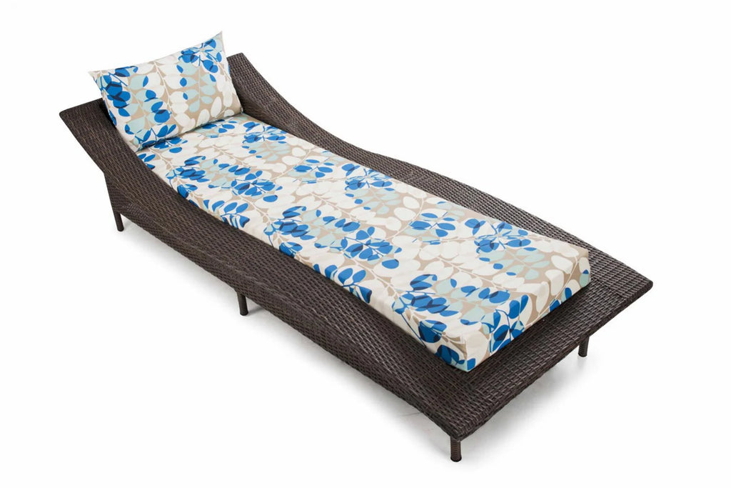 Virasat Outdoor Swimming Poolside Lounger Brown-VIRASAT FURNITURE & FURNISHING