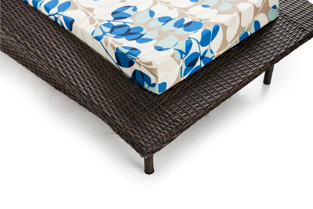 Virasat Outdoor Swimming Poolside Lounger Brown-VIRASAT FURNITURE & FURNISHING