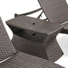 Virasat Outdoor Poolside Lounger Set of 2 With Table-VIRASAT FURNITURE & FURNISHING