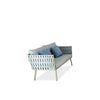 Virasat Outdoor Sofa Set 3 Seater , 2 Double seater and 1 Center Table (Grey) Braided & Rope-VIRASAT FURNITURE & FURNISHING