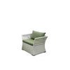 Virasat Outdoor Sofa Set 2 Seater, 2 Single Seater and 1 Center Table (White + Green)-VIRASAT FURNITURE & FURNISHING