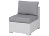 Virasat Outdoor Sofa Set 8 Seater, Single Seater and 2 Center Table Set (White + Grey)-VIRASAT FURNITURE & FURNISHING