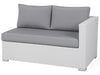 Virasat Outdoor Sofa Set 8 Seater, Single Seater and 2 Center Table Set (White + Grey)-VIRASAT FURNITURE & FURNISHING