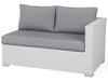 VIRASAT FURNITURE OUTDOOR ROPE SOFA SET 9-SEATER WITH 2 CENTER TABLES (WHITE & GREY)