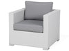 Virasat Outdoor Sofa Set 8 Seater, Single Seater and 2 Center Table Set (White + Grey)-VIRASAT FURNITURE & FURNISHING