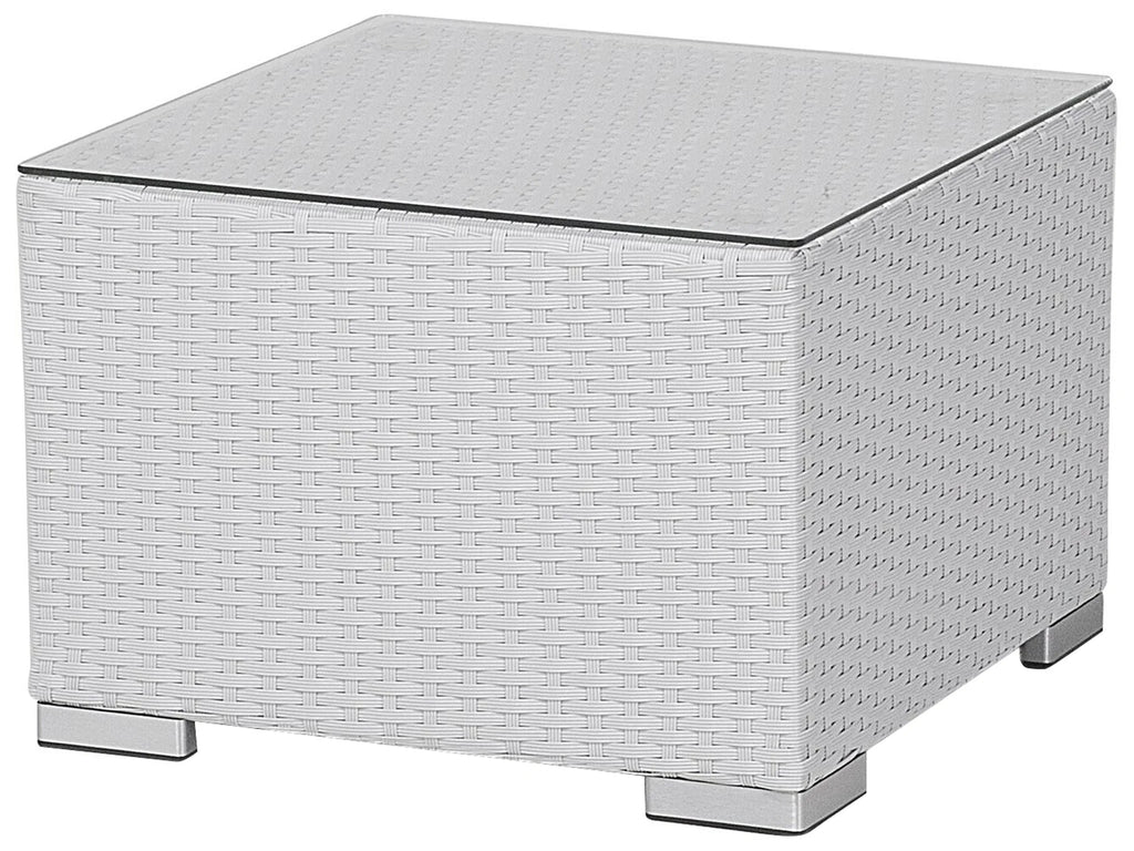 Virasat Outdoor Sofa Set 8 Seater, Single Seater and 2 Center Table Set (White + Grey)-VIRASAT FURNITURE & FURNISHING
