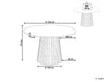 Virasat Outdoor Patio Seating Set 4 Chairs and 1 Table Set (Black) Braided & Rope-VIRASAT FURNITURE & FURNISHING