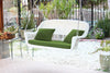 Virasat Double Seater Hanging Swing Without Stand For Balcony , Garden Swing (White)-VIRASAT FURNITURE & FURNISHING