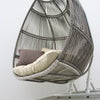 Virasat Double Seater Hanging Swing With Stand For Balcony, Garden Swing (White+Grey)-VIRASAT FURNITURE & FURNISHING