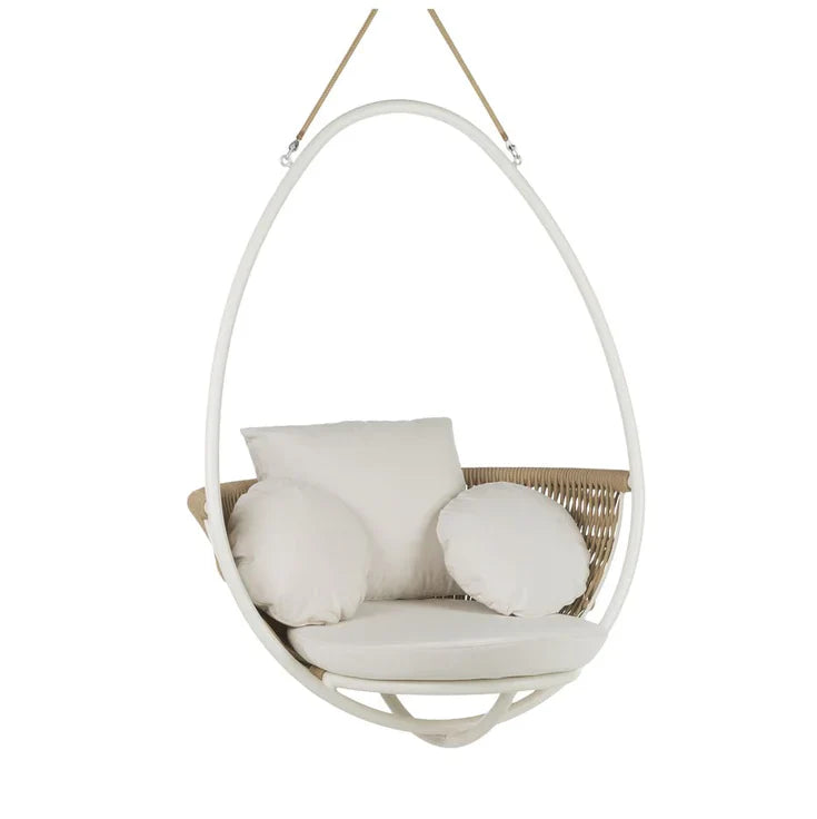 VIRASAT FURNITURE SINGLE SEATER HANGING SWING WITHOUT STAND FOR BALCONY & GARDEN SWING