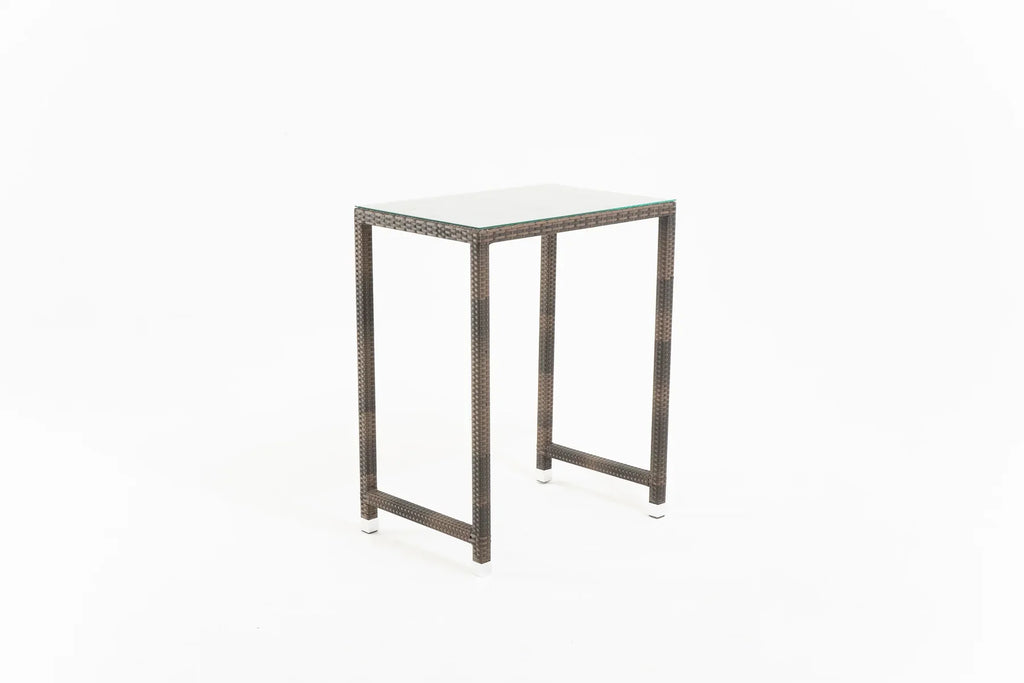 Virasat Outdoor Patio Bar Sets 4 Chairs 1 Table Brown-VIRASAT FURNITURE & FURNISHING