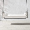 Virasat Double Seater Hanging Swing Without Stand For Balcony, Garden Swing (Grey) Braided & Rope-VIRASAT FURNITURE & FURNISHING